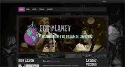 Desktop Screenshot of eggplanetband.com