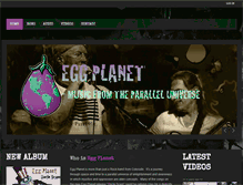 Tablet Screenshot of eggplanetband.com